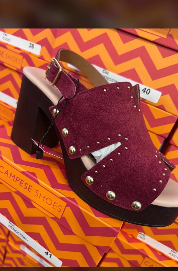 Wine colours Cerruti sandals